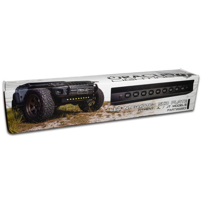 ORACLE Lighting HD Skid Plate w/ LED Emitters: Jeep Wrangler JL / Gladiator JT (18-24) - Black