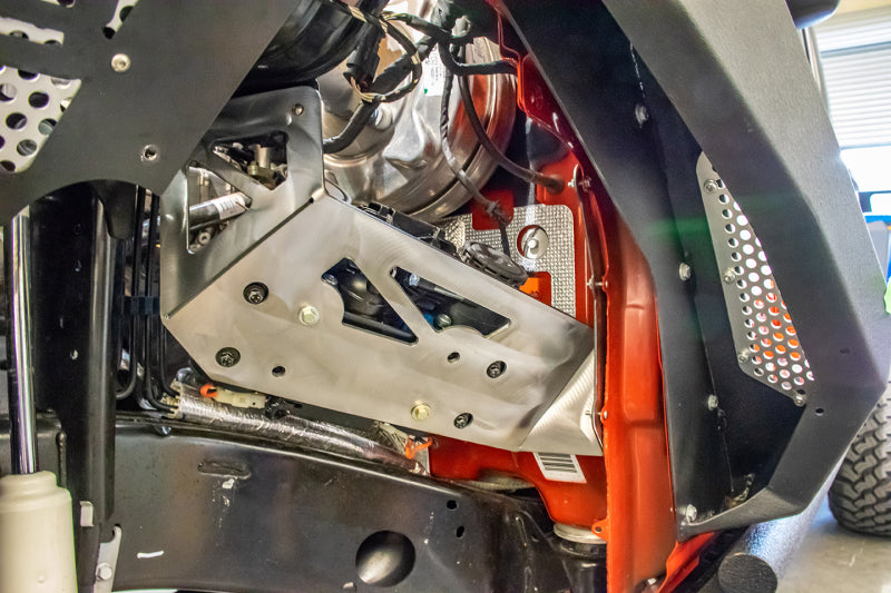 DV8 Offroad Engine Bay Compressor Mount: Jeep Wrangler (18-21) / Gladiator (20-21)