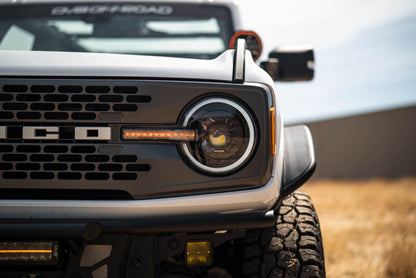 DV8 Offroad Black Headlights | Ford Bronco (21-26) (HLCBR-01)