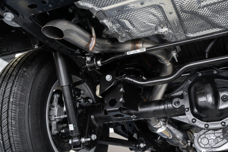 MBRP T304 2.5in Single Rear Exit Cat Back Exhaust: Jeep Wrangler 2018-2024