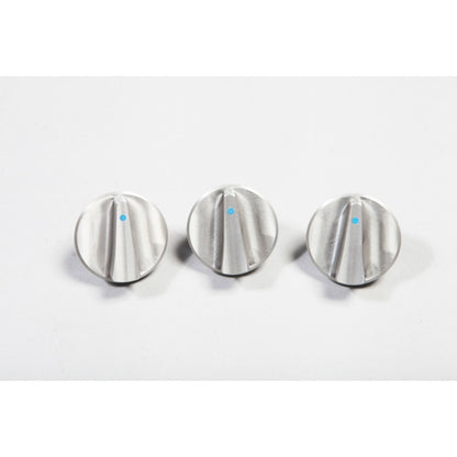 Rugged Ridge Billet Aluminum Climate Control Knob Set: Jeep Wrangler (07-18)