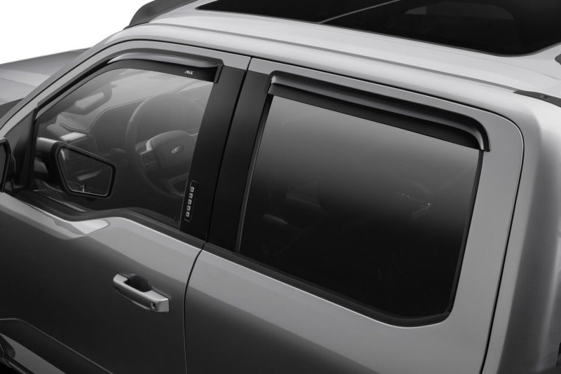 AVS 15-18/2024-26 Ford F-150 Supercrew Ventvisor Outside Mount Window Deflectors | Ford F-150 (15-18, 24-26) (94975)