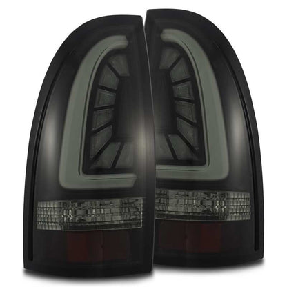 AlphaRex PRO-Series LED Tail Lights Jet Black | Toyota Tacoma (05-15) (680030)