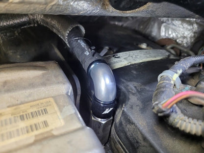 Mishimoto Top Heater Hose Upgrade -10AN (REAR): Dodge / RAM 2500/3500/4500/5500 2007-2025 6.7L Cummins