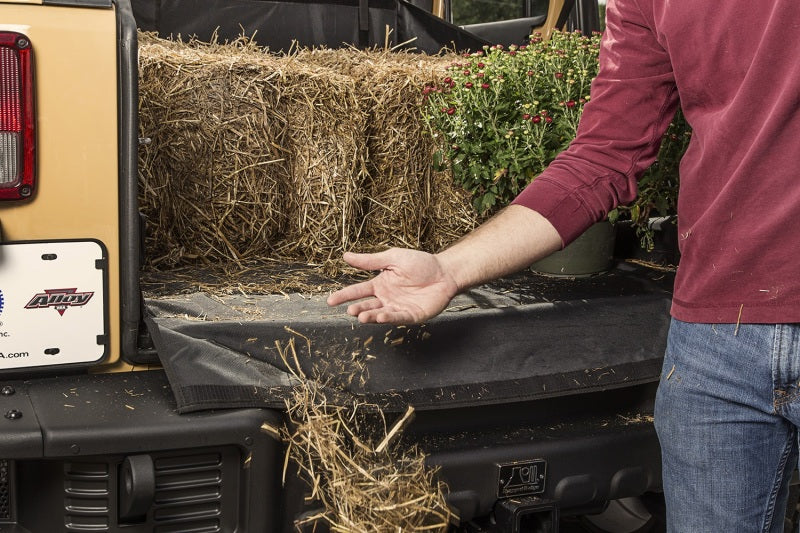 Rugged Ridge C3 Rear Cargo Cover Without Subwoofer: Fits Most Jeep Wrangler Models (2007-2018)