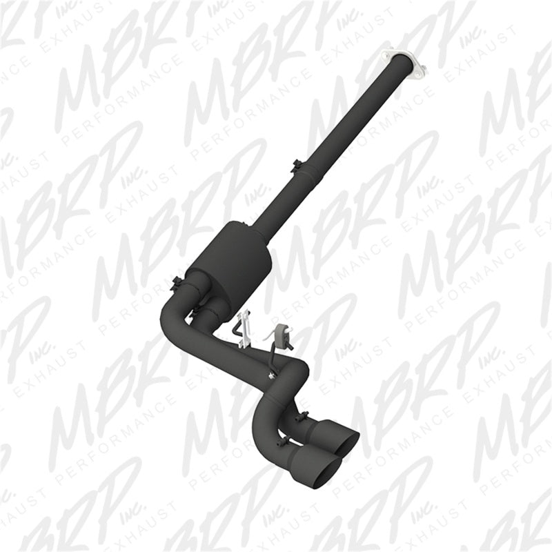 MBRP 3in Black Coated Cat-Back Exhaust w/ 4.5in OD Tips | Ford F150 (09-14) (S5261BLK)