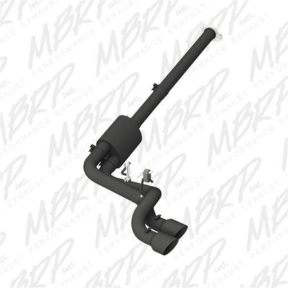 MBRP 3in Black Coated Cat-Back Exhaust w/ 4.5in OD Tips | Ford F150 (09-14) (S5261BLK)