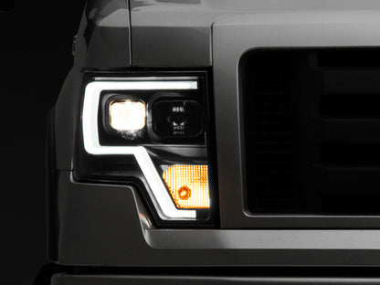 Raxiom 09-14 F-150 Projector Headlights w/ LED Accent | Ford F-150 (T542845)
