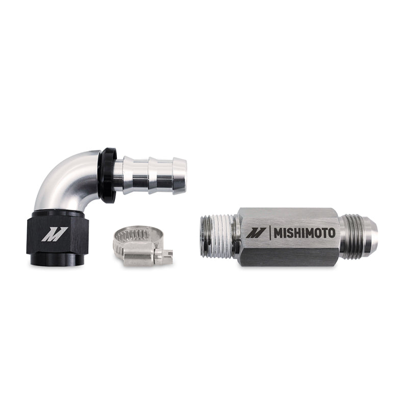 Mishimoto Top Heater Hose Upgrade -10AN (REAR): Dodge / RAM 2500/3500/4500/5500 2007-2025 6.7L Cummins