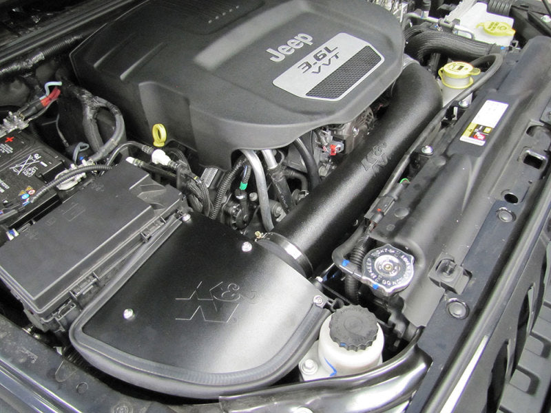 K&N 57 Series Cold Air Intake: Jeep Wrangler 3.6L V6 2012-2018