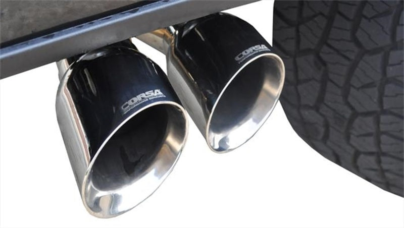 CORSA Sport Single Side Dual 4in Tips Exhaust | Ford F-150 (15-20) (14837)