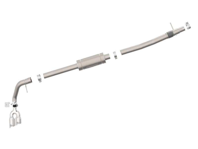 aFe 3in Cat-Back Exhaust Side Exit w/ Polished Tips | Ford Ranger (19) (49-33111-P)