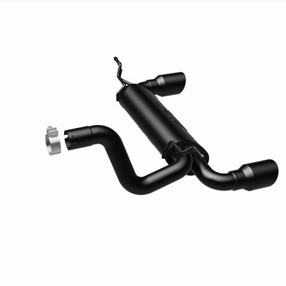 MagnaFlow Street Series Axle-Back Perf Exhaust Dual Black Tips (REAR): Jeep Wrangler JL 2018-2024 2.0/3.6L