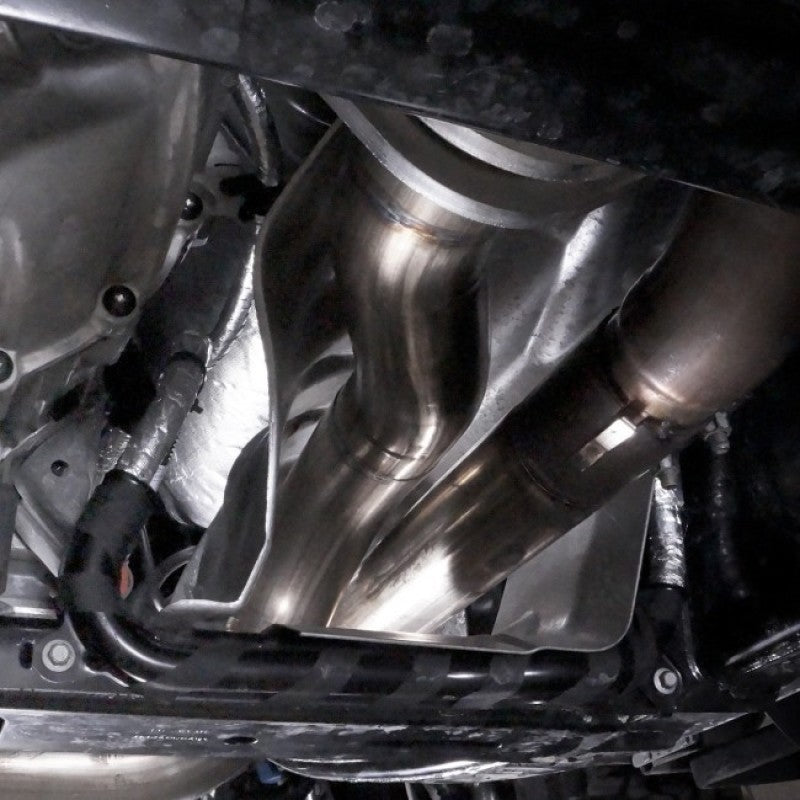 Stainless Works 3in Catback Factory Connect Dump Exit | Ford Raptor 3.5L (17+) (FTR17CBDP)