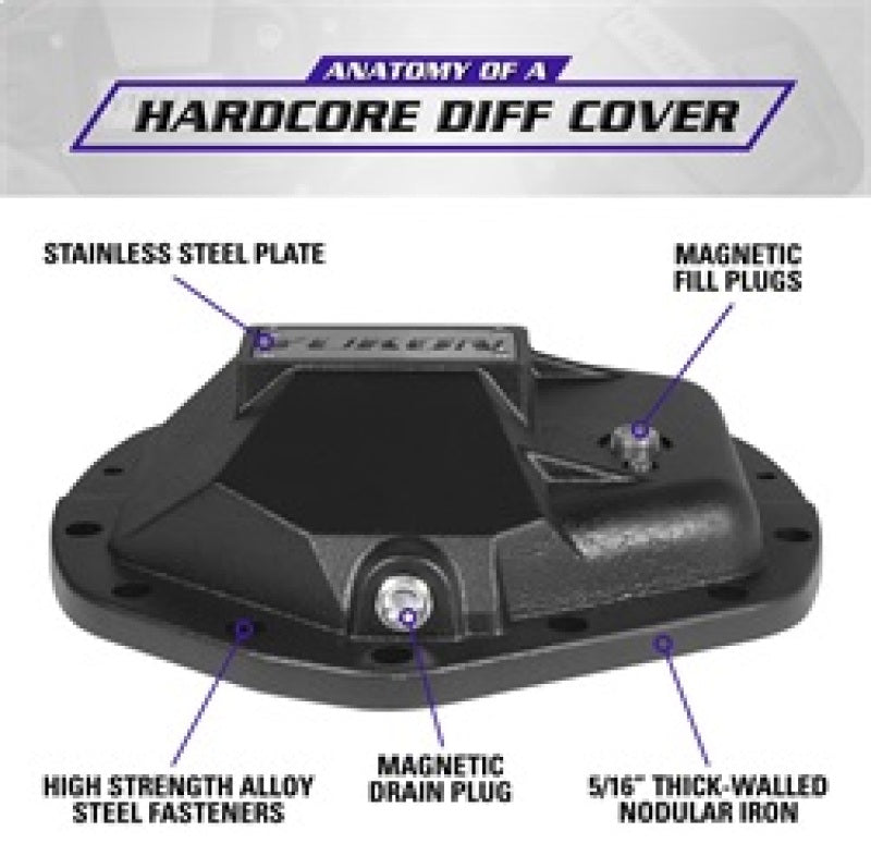 Yukon Gear Hardcore Diff Cover | Ram 2500/3500 (11.5in & 11.8in) (YHCC-AAM11.5)