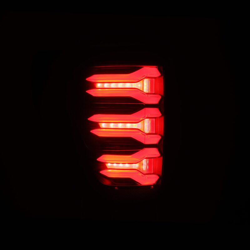 AlphaRex LUXX-Series LED Tail Lights Black-Red | Ford F150/F150 Raptor (21-23) (653030)