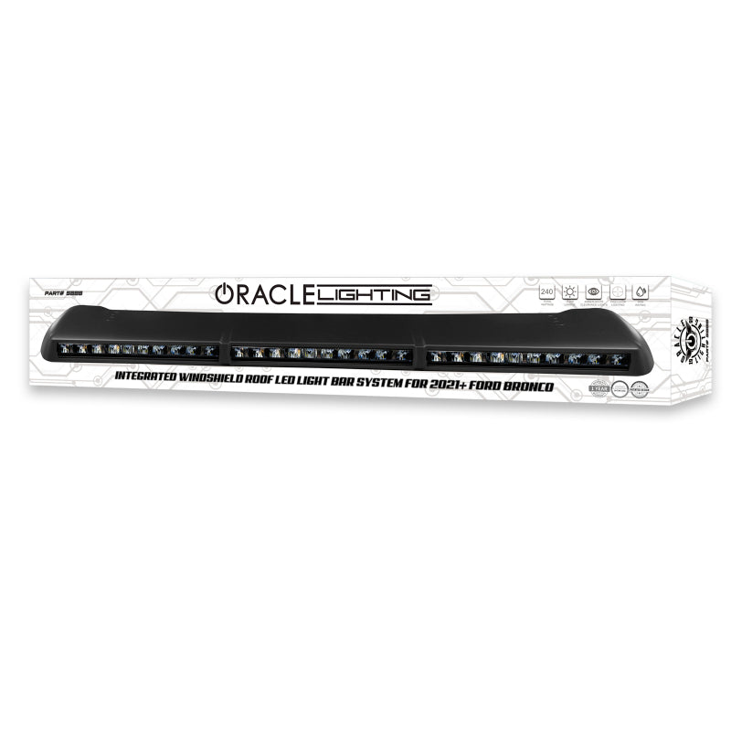 ORACLE Lighting 2021+ Ford Bronco Integrated Windshield Roof LED Light Bar System | Ford Bronco (5888-023)