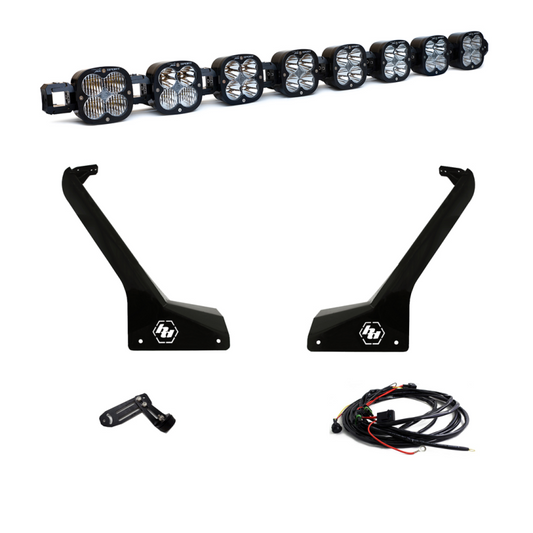 Baja Designs Roof Bar LED Light Kit: Jeep Wrangler (18-24) / Gladiator (20-24)