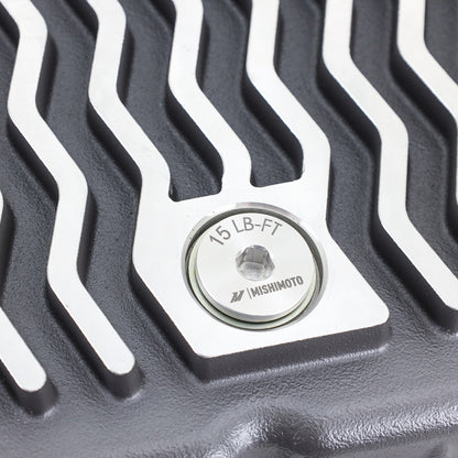 Mishimoto Cast Transmission Pan: Fits Dodge / Jeep (01-23) - Gunmetal Gray
