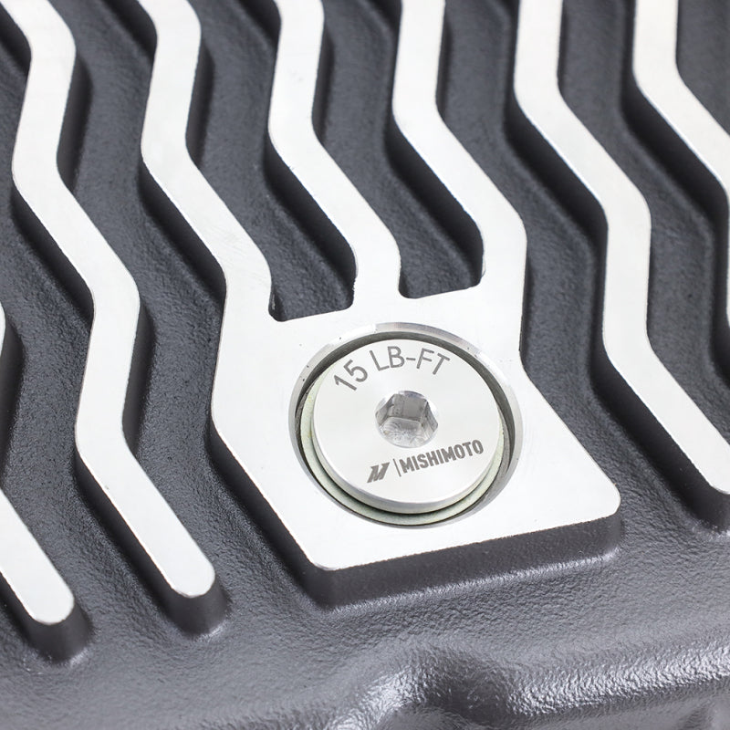 Mishimoto Cast Transmission Pan: Fits Dodge / Jeep (01-23) - Gunmetal Gray