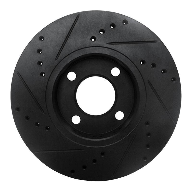 R1 90-91 Audi 90 Quattro Front Drilled & Slotted Brake Rotor | Ford Ranger (19-26) (ECB-73011R)