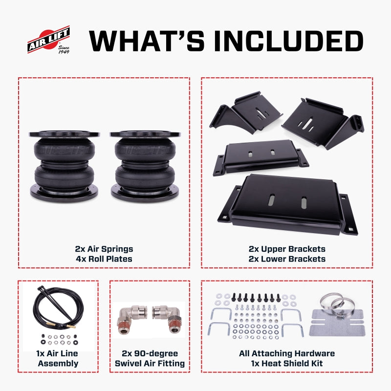 Air Lift LoadLifter 7500 XL Ultimate Air Spring Kit | Chevrolet Silverado 3500HD / GMC Sierra 3500HD (57543)