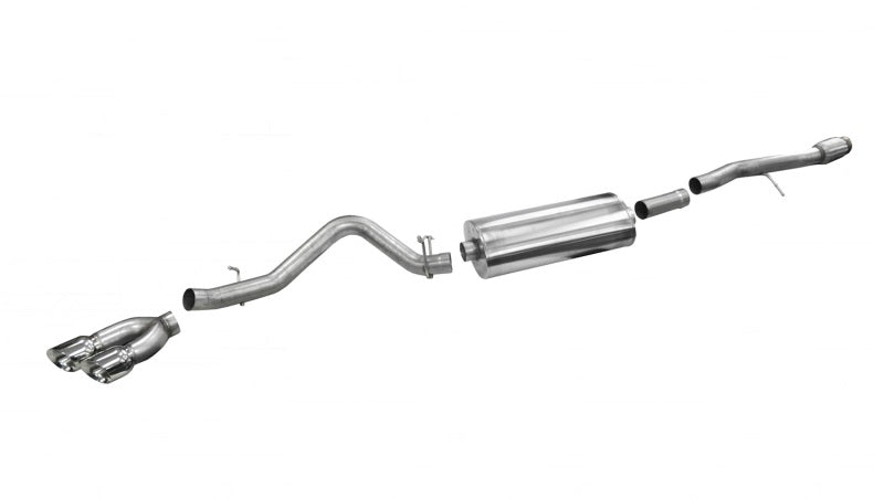CORSA 6.2L SS Cat-Back | Silverado/Sierra 1500 Denali (14-18/19) (14866BLK)