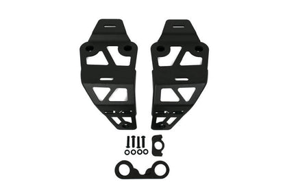 DV8 Offroad Dual Pod Light Mounts: Jeep Wrangler (18-22) / Gladiator (20-22)