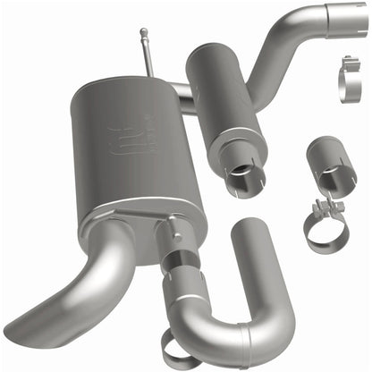 Magnaflow Overland Series Axle-Back Perf Exhaust System (REAR): Jeep Wrangler JL 18-25 2.0L / 3.6L