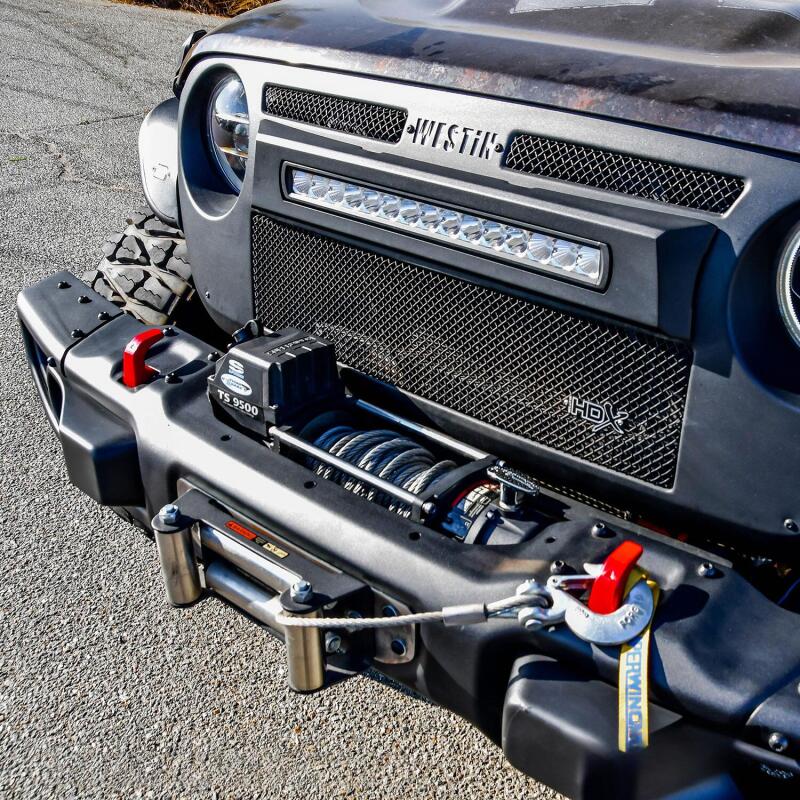 Westin Black WJ2 Winch Tray: Jeep Gladiator (20-24) / Wrangler (18-24)