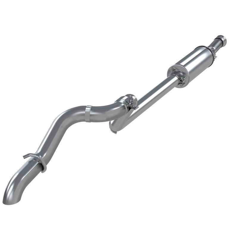 MBRP Installer Series 2.5" Single Cat-Back Exhaust (REAR): Jeep Wrangler JL 2018-2024 2.0/3.6L