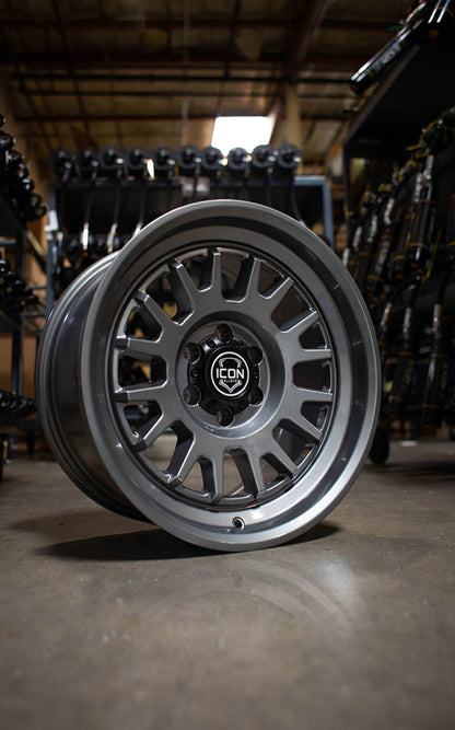 ICON Anza 17x8.5 6x5.5 0mm Offset 4.75in BS Wheel | Ford Bronco (21-26) (8217858347GM)