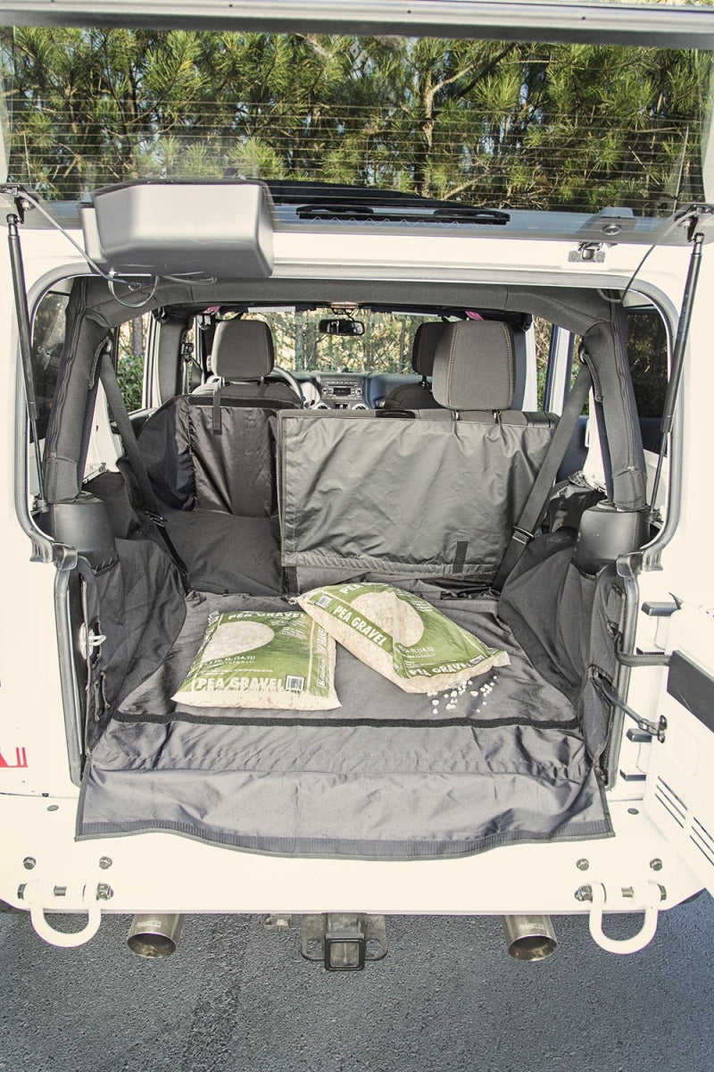 Rugged Ridge C3 Rear Cargo Cover Without Subwoofer: Fits Most Jeep Wrangler Models (2007-2018)