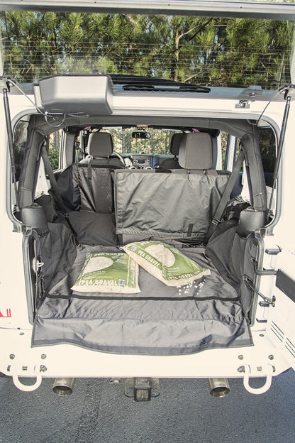 Rugged Ridge C3 Rear Cargo Cover Without Subwoofer: Fits Most Jeep Wrangler Models (2007-2018)