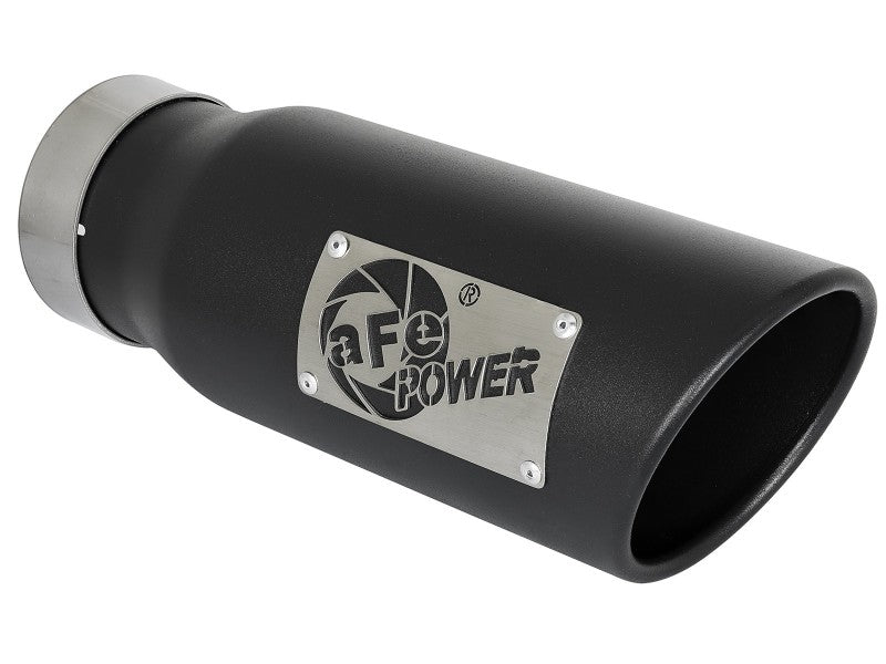 aFe Gemini XV 3in SS Cat-Back Exhaust w/ Cut-Out Black Tips | Ford F-150 (21-24) (49-33129-B)