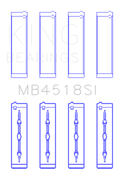 King Engine Bearings Main Bearing Set | Chrysler 300 / Dodge Grand Caravan (11-20) (MB4518SI)