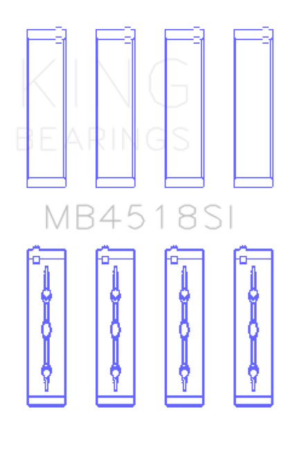 King Engine Bearings Main Bearing Set | Chrysler 300 / Dodge Grand Caravan (11-20) (MB4518SI)