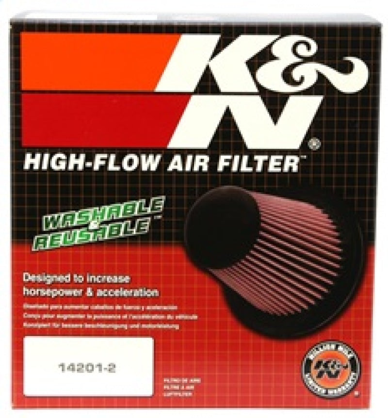 K&N RU-2960XD Universal Round Tapered Performance Washable Air Filter | Chevrolet Colorado / GMC Canyon (15-22) (RU-2960XD)