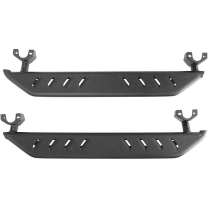Westin Textured Black Triple Tube Rock Rail Steps: Jeep Wrangler (07-17) / Wrangler JK (18)