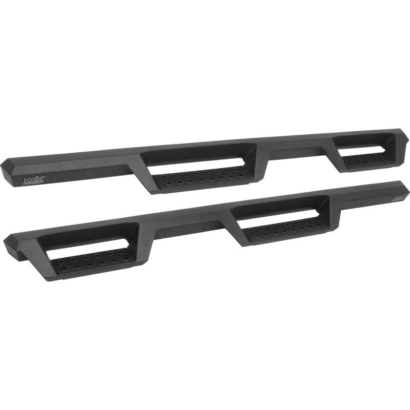 Westin Heavy Duty Textured Black Drop Nerf Step Bars: Jeep Wrangler JL Unlimited 2018-2024