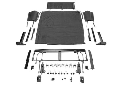 Rampage Trailview Fastback Frameless Soft Top w/ Tinted Windows: Jeep Gladiator (18-26)