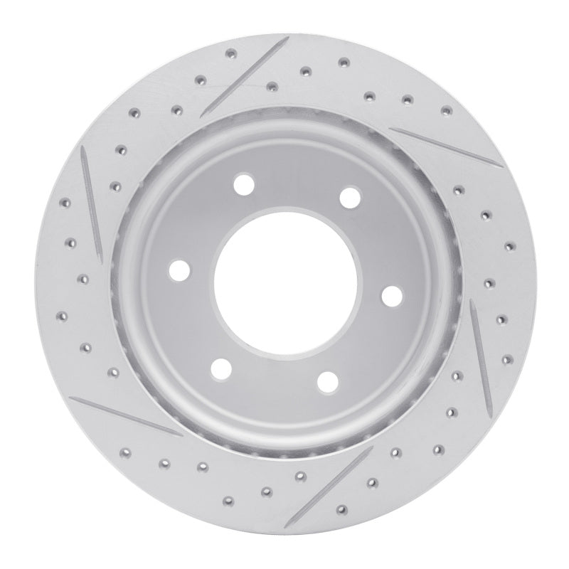 DFC Rear Right Drilled & Slotted Geoperformance Rotor | Ford Ranger / Bronco (19-26) (830-54276R)