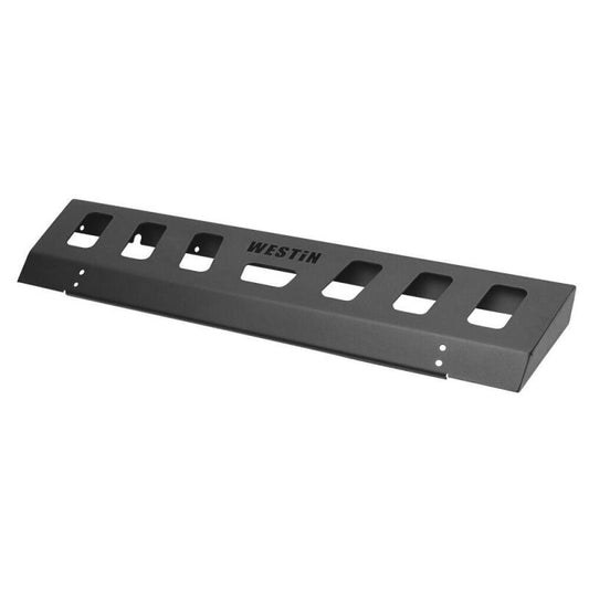 Westin Textured Black Front Bumper Skid Plate: Jeep Wrangler (18-24) / Gladiator (20-24)
