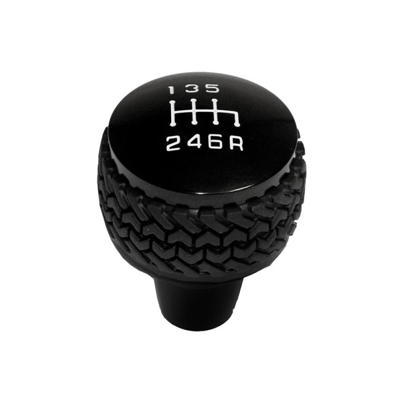 DV8 Offroad Black 6-Speed Shift Knob: Jeep Wrangler (2011-2017) / Wrangler JK (2018)