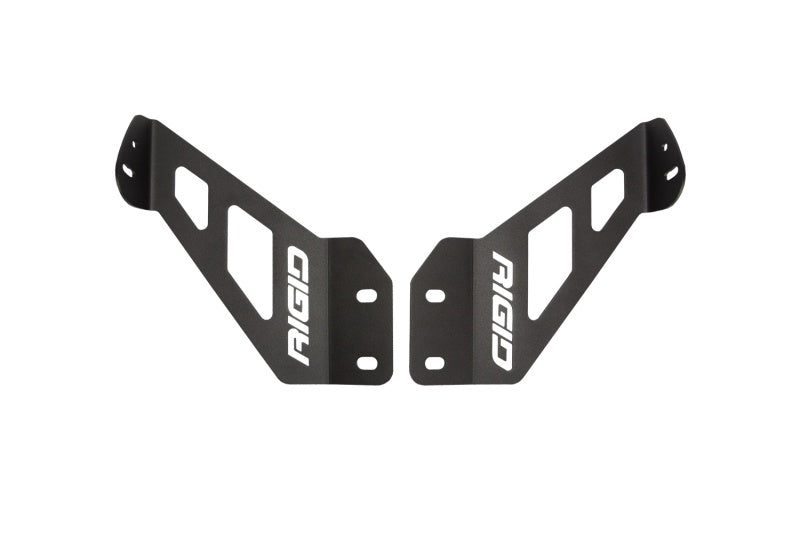 Rigid Industries 20" Adapt Hood Light Mount (FRONT): Jeep Wrangler JL 2018-26 / Gladiator JT 2020-25
