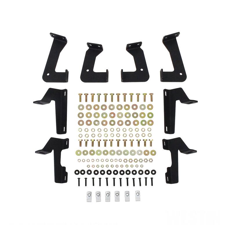 Westin Heavy Duty Textured Black Drop Nerf Step Bars: Jeep Wrangler 2018-2024