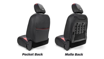 PRP Seats Front Seat Covers (PAIR): Jeep Wrangler JL / Gladiator JT 2018-2026 - All Black