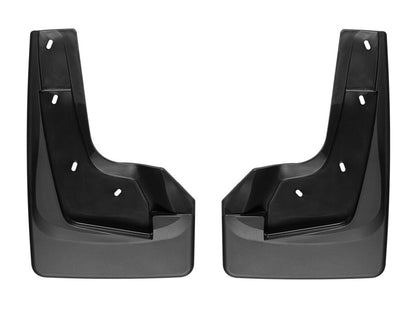 WeatherTech Front MudFlaps (2PC, Black): Ram 1500 2019 - 2025 (w/OUT Fender Flares)