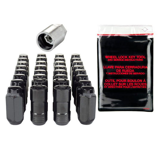 McGard Cone Seat Exposed Style Wheel Installation Kit / Black (84822)