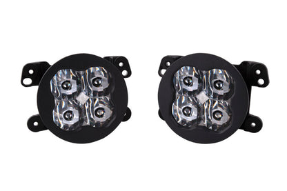 Diode Dynamics SS3 Pro Type M White SAE Fog Kit (F&R): Fits Chrysler / Dodge / Jeep (05-24)